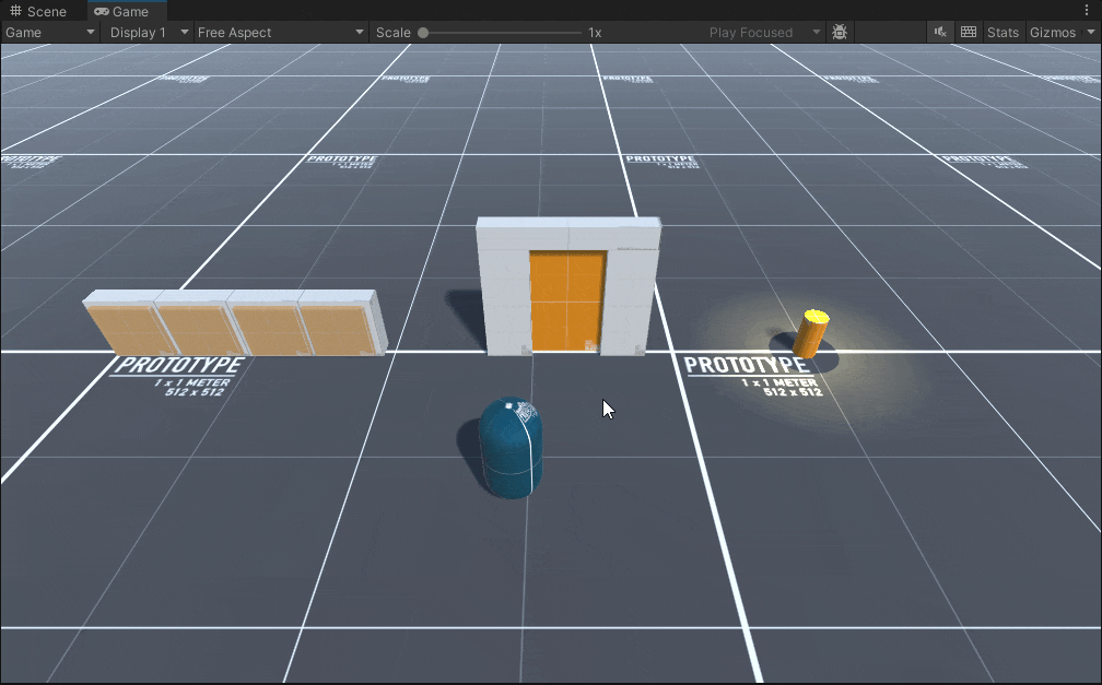 first Utility AI iteration with visible scores