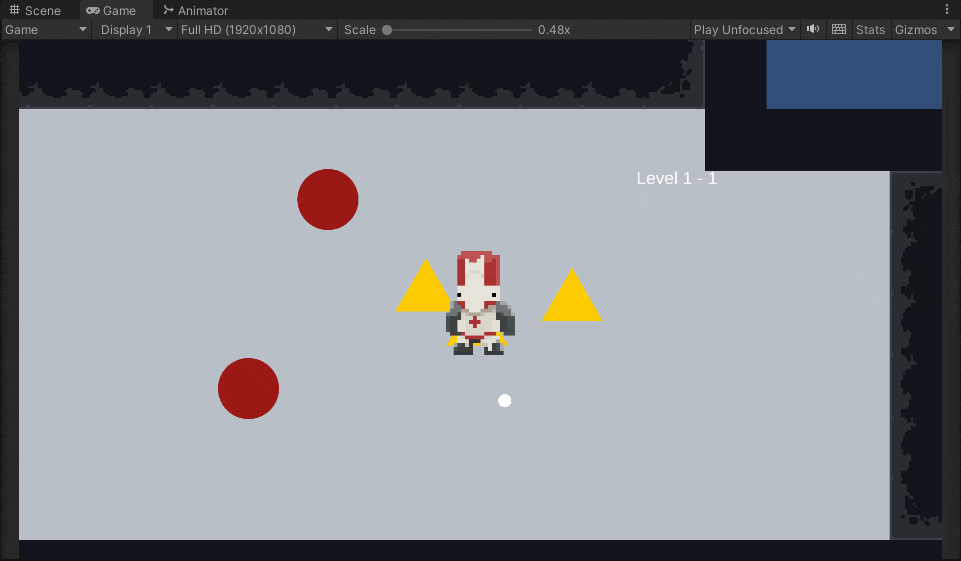 First iteration of the fighting loop